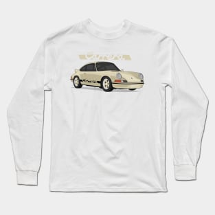 supercar 911 carrera rs turbo 1972 cream Long Sleeve T-Shirt